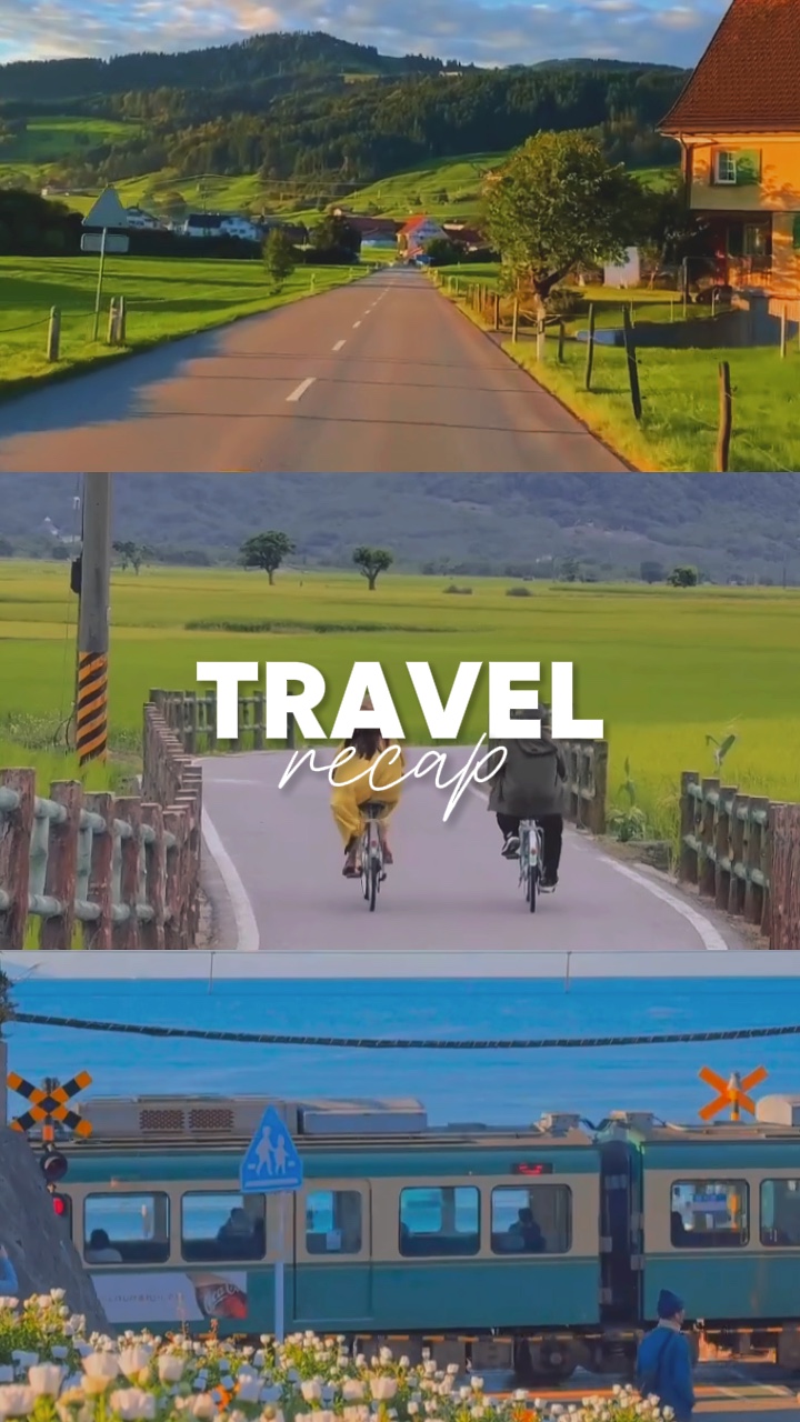 Vlog de resumo de viagem