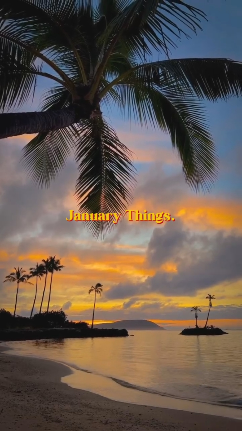 January Things.