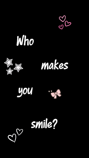 qui me fait sourire 