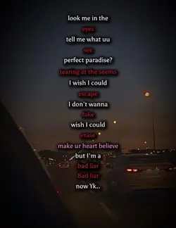 Bad liar