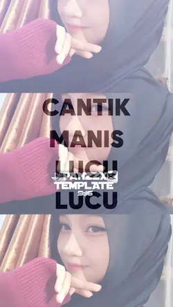 cantik manis lucu