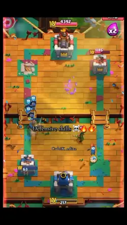 Clash royale defence