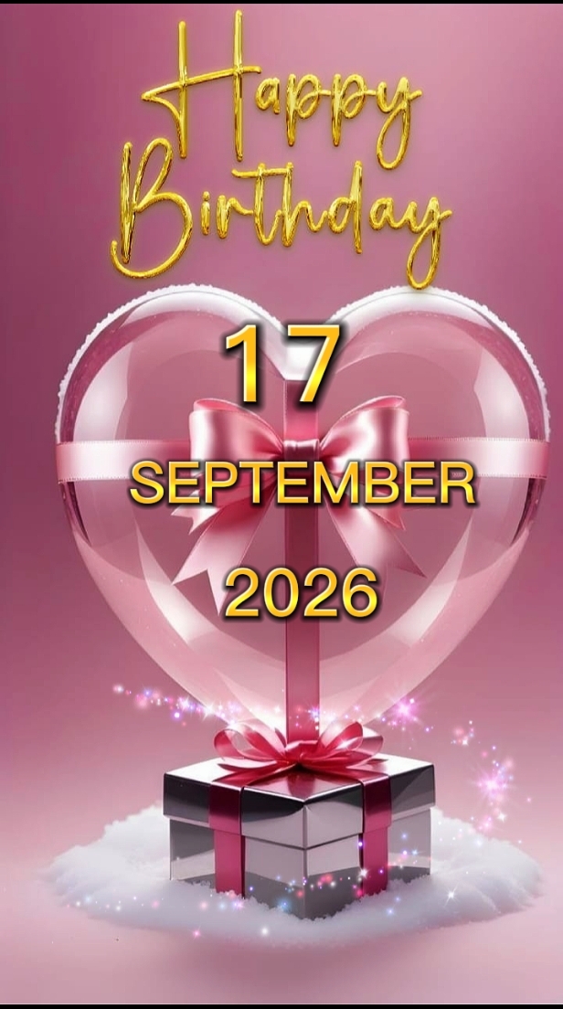 HBD 17 SEPTEMBER 