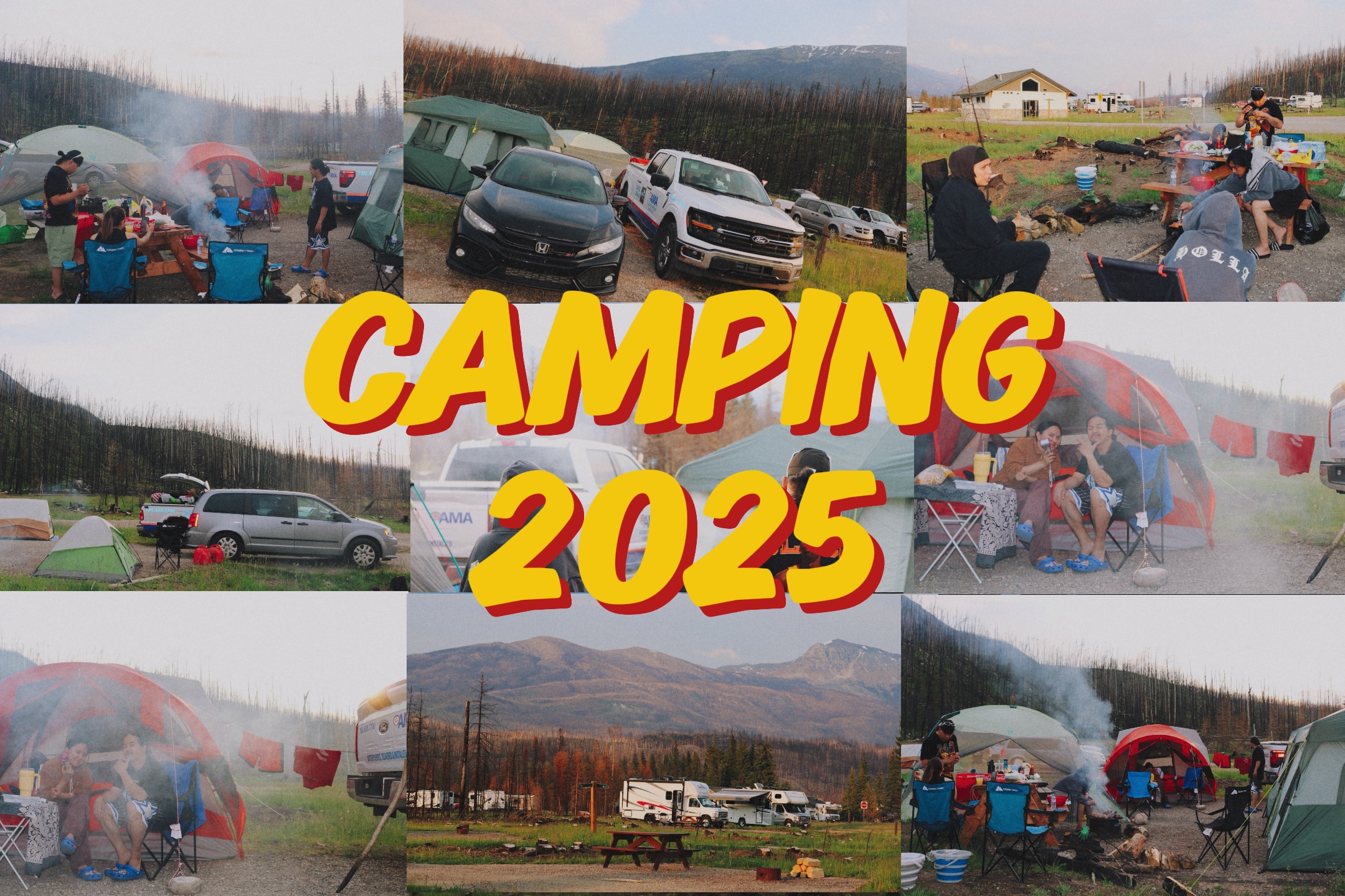 Acampar con amigos 🫶🏻