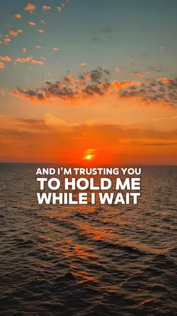 Lord, I trust You 