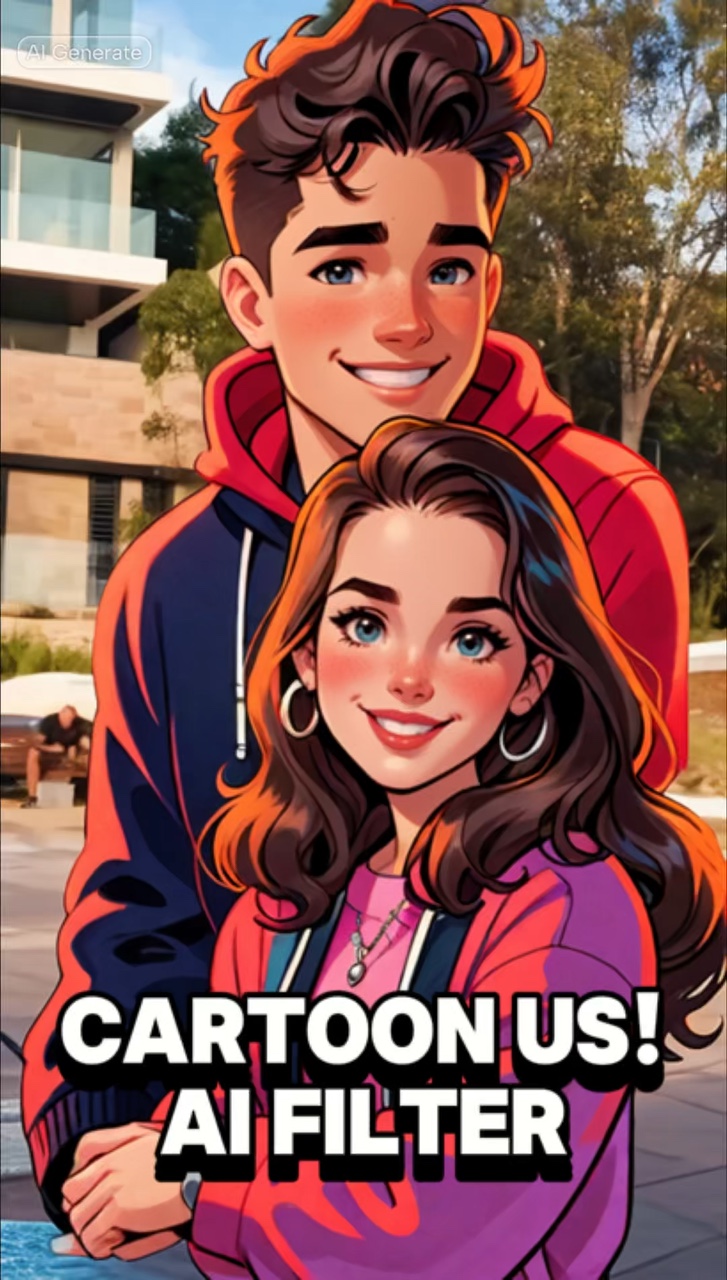 Cartoon Us AI-Filter
