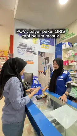 POV bayar pakai qris