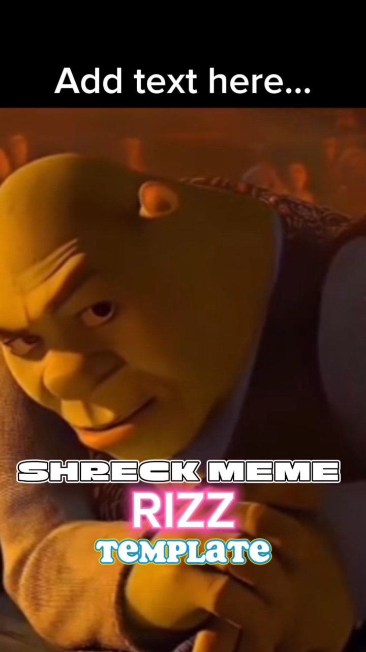 shreck rizz meme