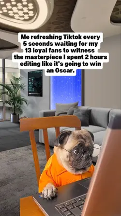 Me refreshing Tiktok