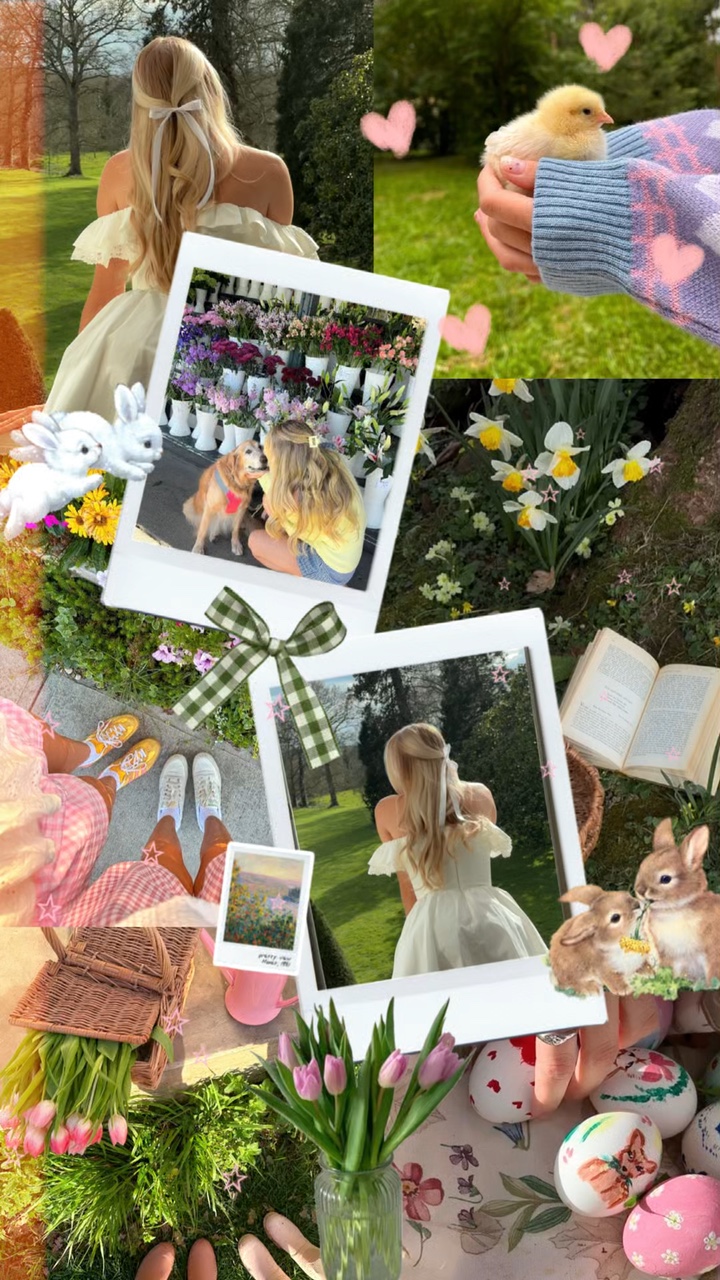 Colagem de primavera