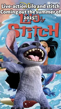 Live action! Stitch💞