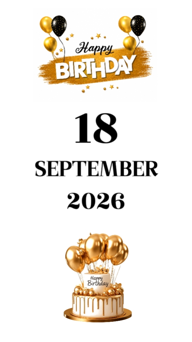 BDAY SON 18 SEPTEMBR