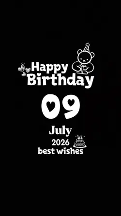 hbd 9 july 2026