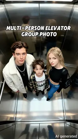 Elevator group photo