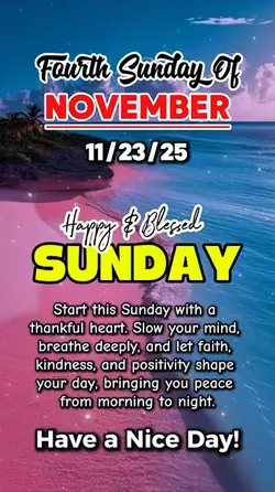 Sunday, November 23