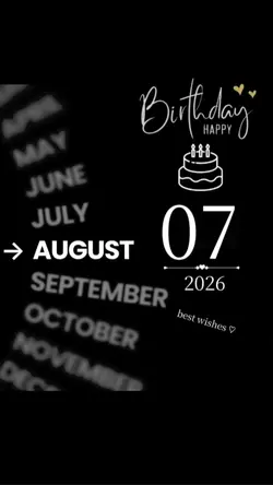 Birthday 07 August