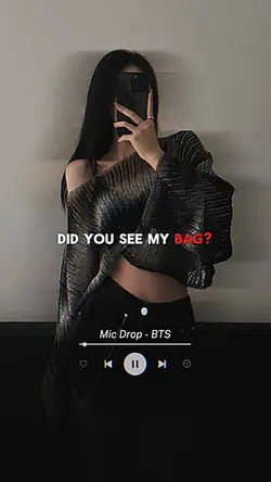 did you see my bag?