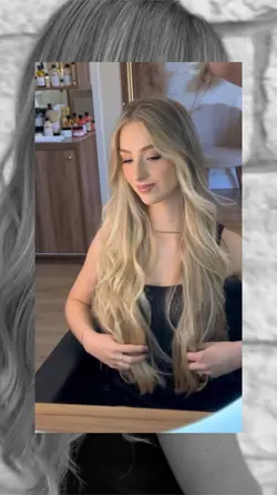 Blonde hair