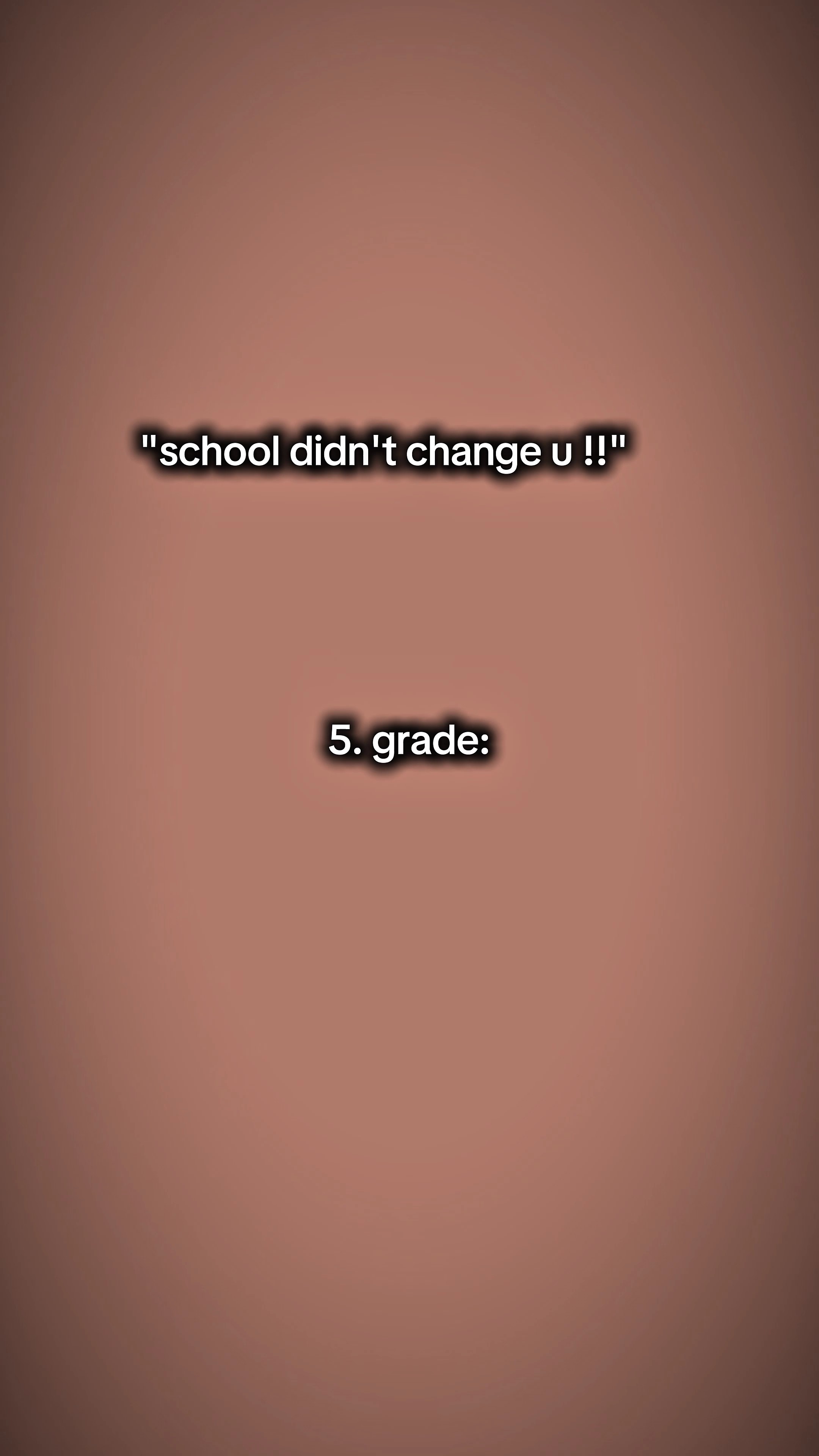 sekolah tidak berubah 