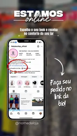 Estamos online loja