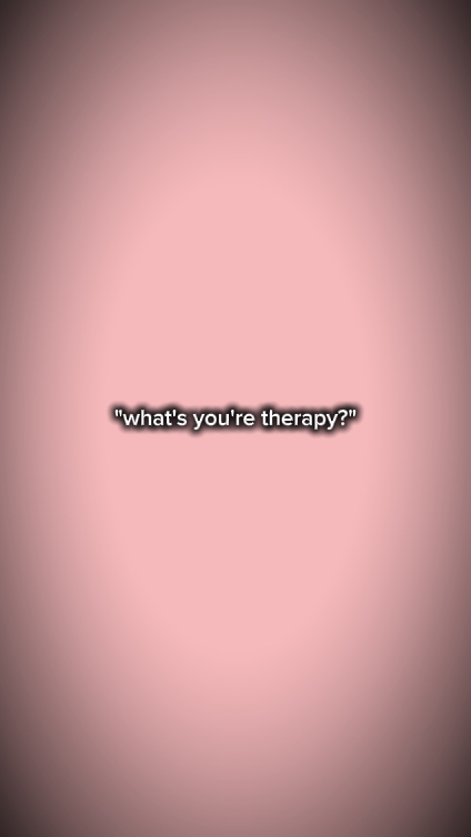 therapy.