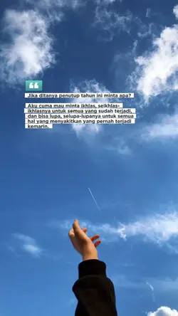 Jika ditanya penutup