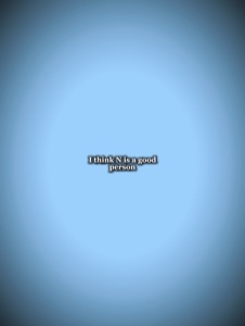 ¿N es una buena persona?