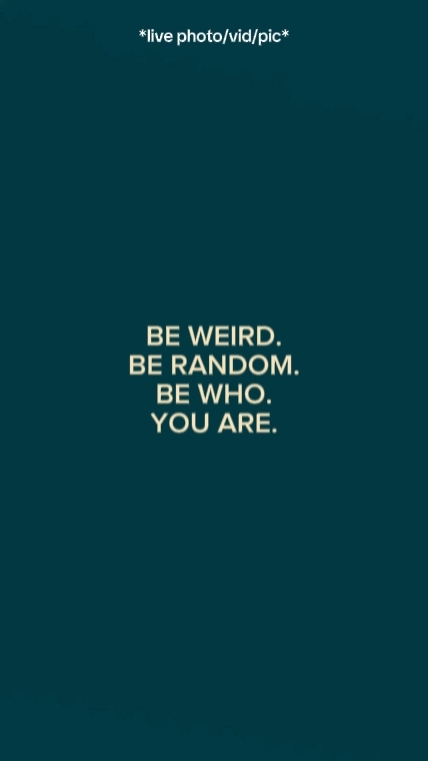 beweirdberandombewho