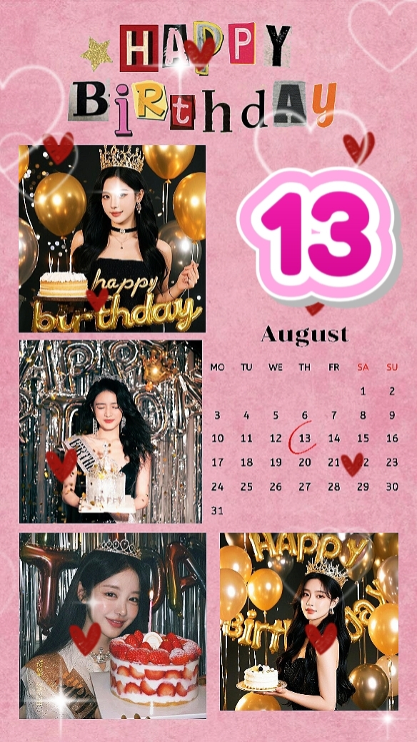 BIRTHDAY 13 AUGUST 