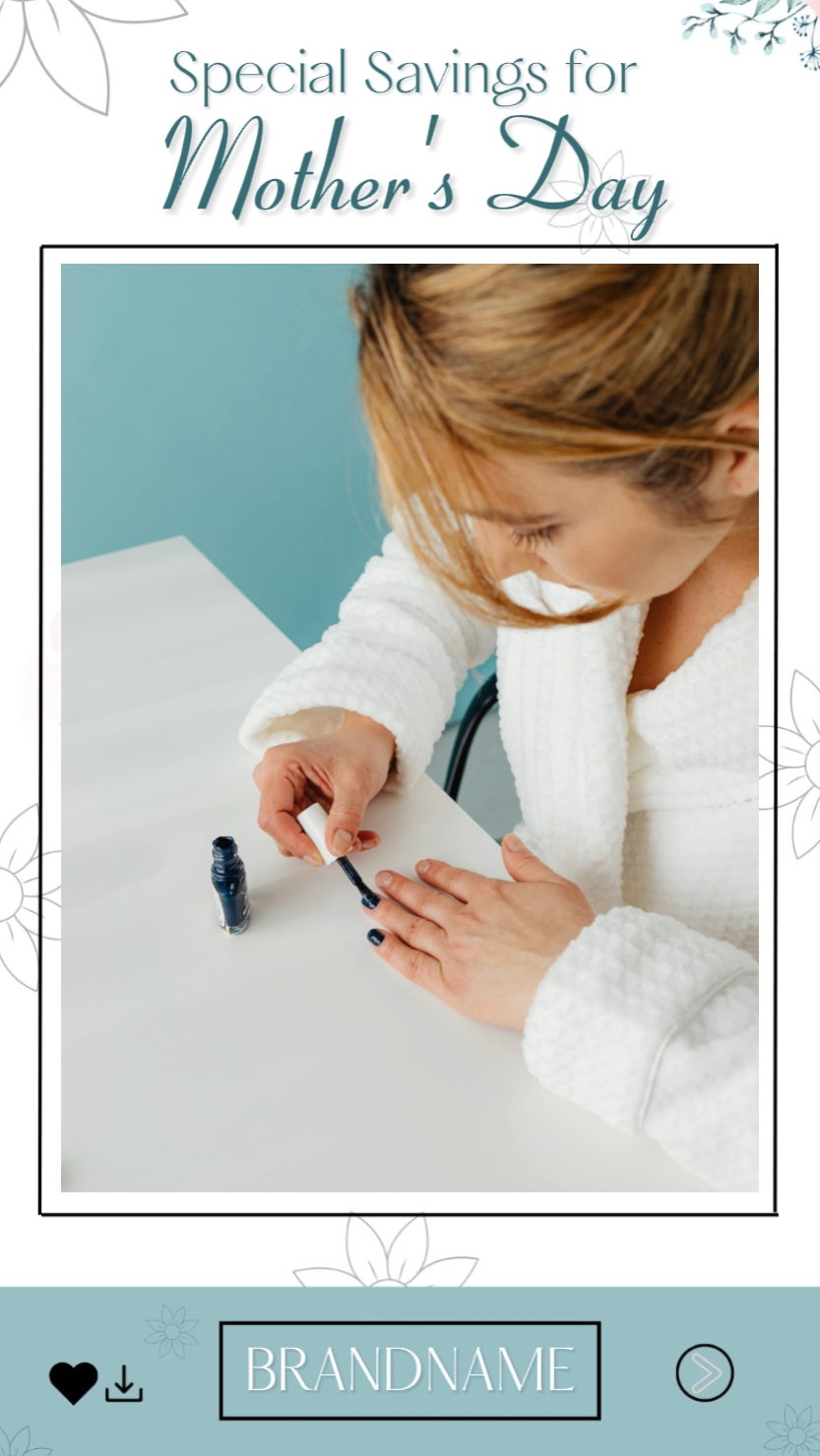 Nail Polish Business Template Beauty Industry Mother's Day Minimalist & Elegant 