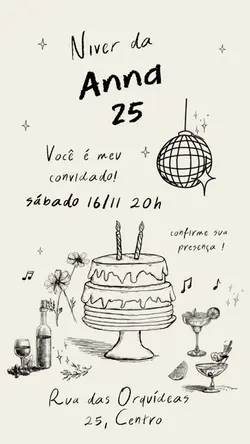 Convite Aniversário 