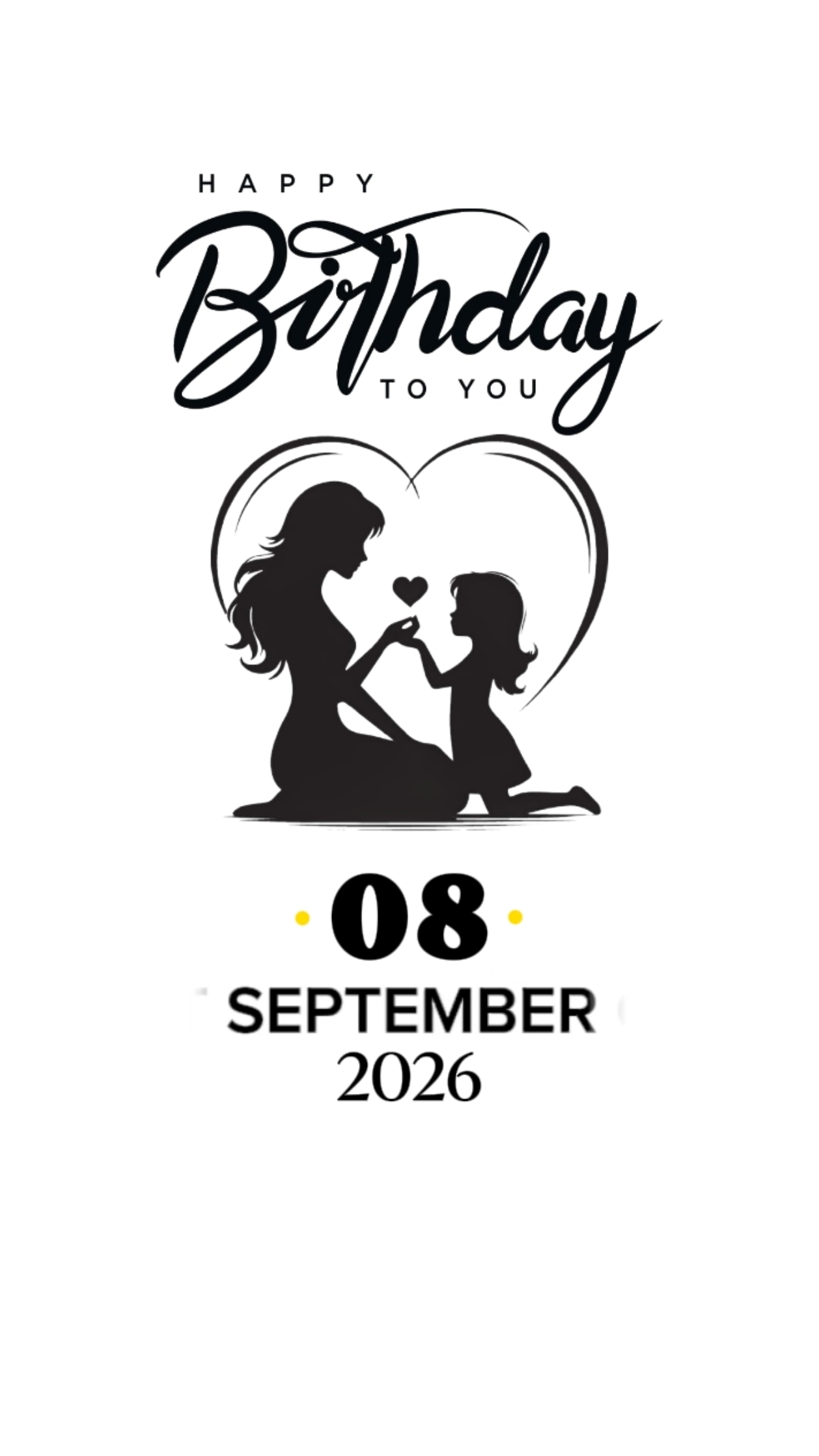 Bday DAUGHTER 8 SEPT