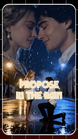 Propose in the rain