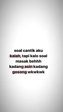 soal cantik aku kala