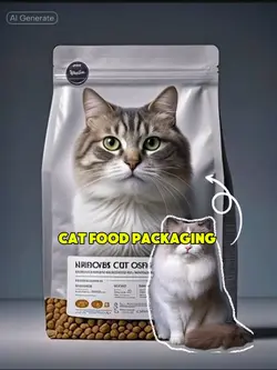 Cat Food packaging 