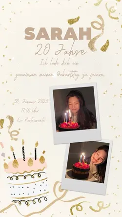 Geburtstagseinladung