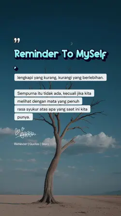 Reminder to my self