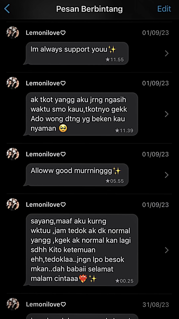 Pesan Berbintang