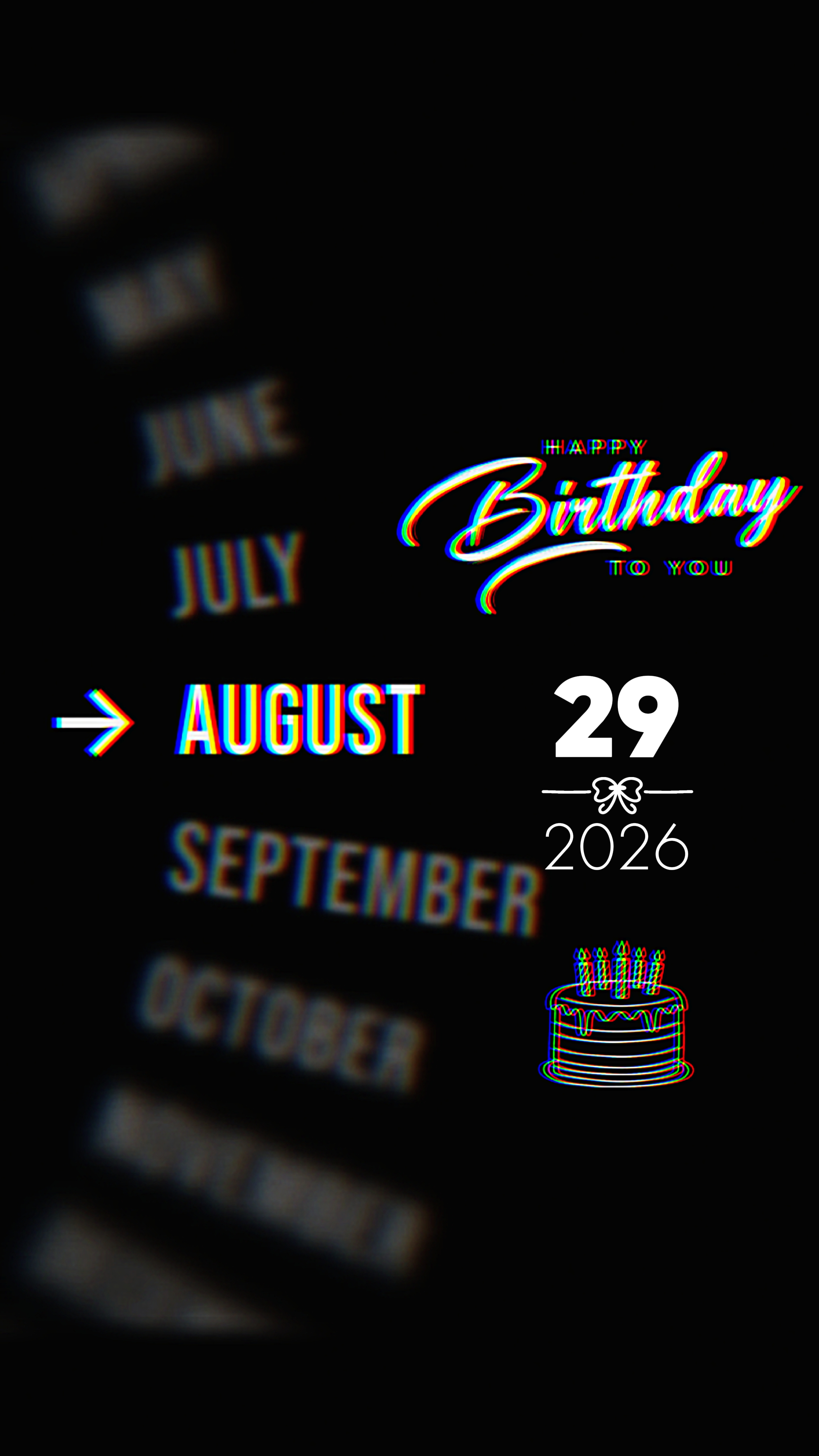 BIRTHDAY 29 AUGUST