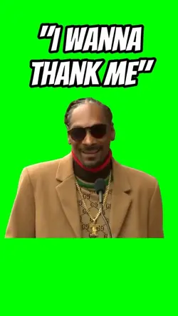 I wanna thank me