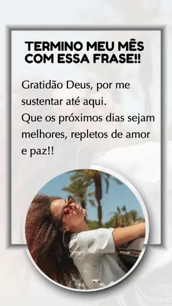 TERMINO MEU MÊS....