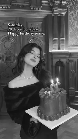 happy birthday to me