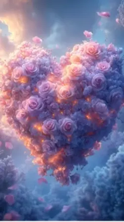 Heart flowers