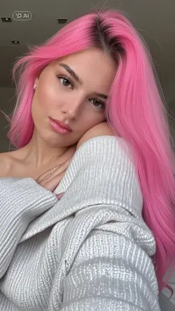pink hair