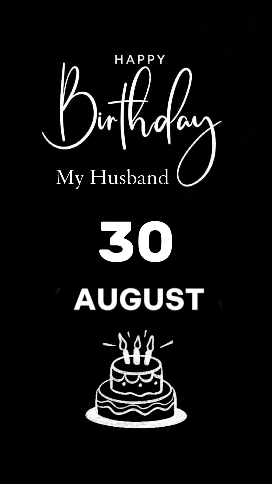 birthday my Husband 