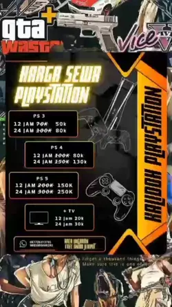 sewa playstation 