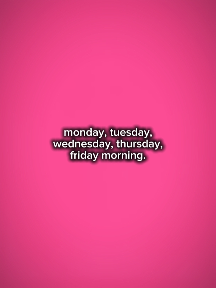 Lunes viernes domingo