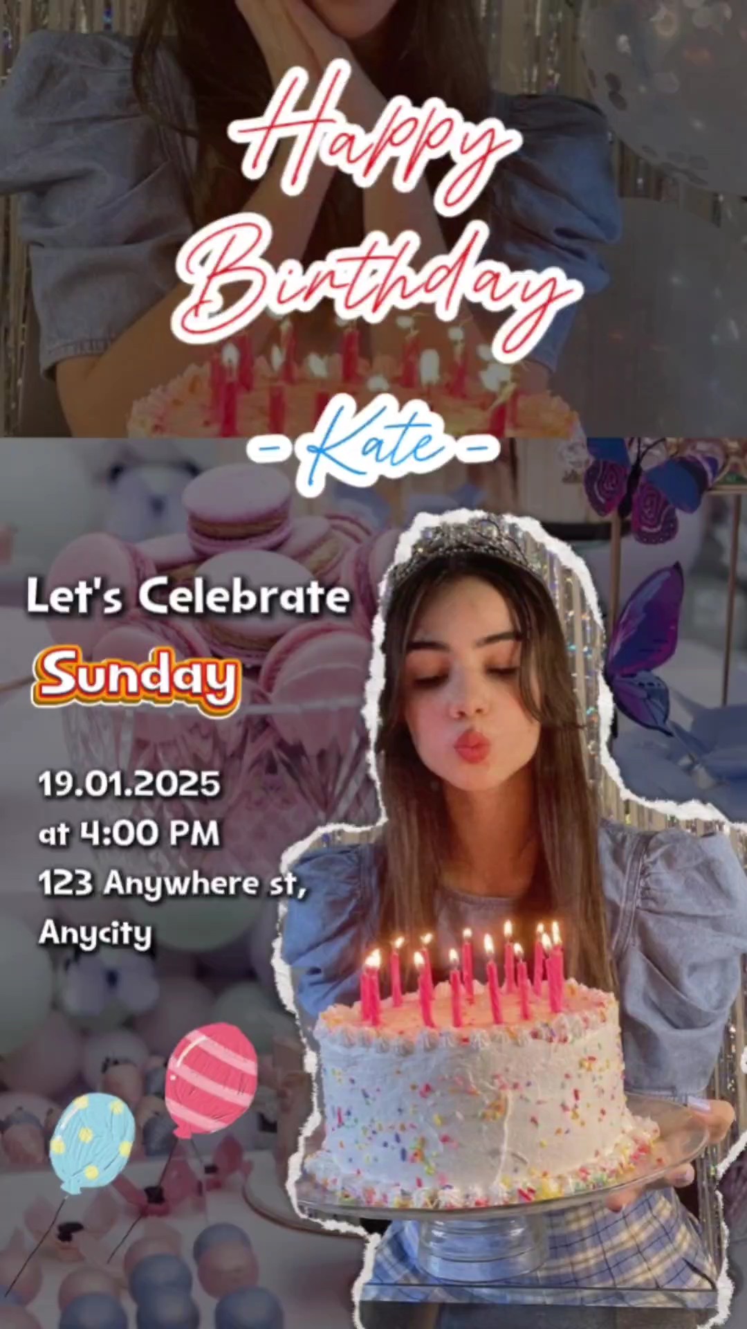 Invitación de cumpleaños