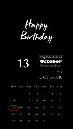 HBD 13 october