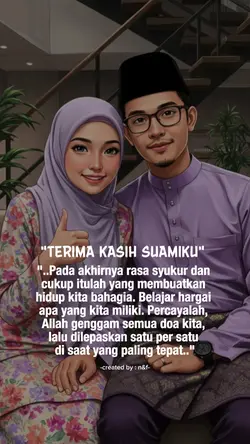 Terima kasih suamiku